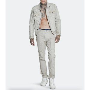 Konus Kanan Cargo Pants Slim Fit Minimalist Tan Sz 32 NWOT